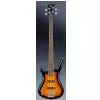 RockBass Corvette Classic 4-String, Almond Sunburst Transparent High Polish, Active, Fretted, Lefthand gitara basowa