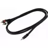 RockCable Patch Cable - 2 x RCA to TRS Jack (3.5 mm / 1/8) - 1.5 m / 4.9 ft.