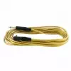 RockCable kabel instrumentalny - angled TS (6.3 mm / 1/4), gold - 6 m / 19.7 ft.