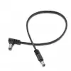 RockBoard Flat Power Cable - Black 30 cm / 11.81  angled/straight