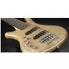 RockBass Corvette Premiuim 5-str. Natural Transparent High Polish, Active, Fretted, Lefthand gitara basowa