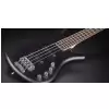 RockBass Corvette Basic 4-String, Nirvana Black Transparent Satin, Active, Fretted gitara basowa