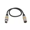 RockCable przewd mikrofonowy  - XLR (male) / XLR (female), color coded - 0.5 m / 1.6 ft.