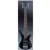 RockBass Corvette Basic 6-String, Black Solid High Polish, Active, Fretted gitara basowa