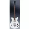 RockBass Star Bass 4-String, Solid Creme White High Polish, Fretted - Medium Scale gitara basowa
