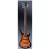 RockBass Corvette Classic 5-str. Almond Sunburst Transparent High Polish, Active, Fretted gitara basowa