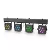 Cameo Multi PAR 2 SET - Zestaw owietleniowy Tri Colour LED 28 x 3 W z walizk transportow, poczwrnym pedaem i statywem