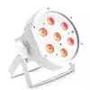 Cameo FLAT PAR CAN TRI 3W IR WH SET - Zestaw 4 lamp PAR 7 x 3 W High Power TRI Colour FLAT LED RGB w biaej obudowie wraz z pilotem na podczerwie