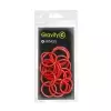 Gravity RP 5555 RED 1 uniwersalny zestaw piercieni Gravity, czerwony