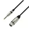 Adam Hall Cables K3 BFV 0300 - przewd mikrofonowy XLR eskie - jack stereo 6,3 mm, 3 m