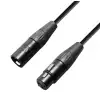 Adam Hall Cables Krystal Edition - przewd mikrofonowy OCC XLR eskie - XLR mskie, 1,5 m