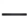 Adam Hall Parts 87221 - Panel z otworami do szafy rack w ksztacie litery U, 19″, 1U, aluminium