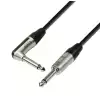 Adam Hall Cables K4 IPR 0300 - Kabel instrumentalny REAN jack mono 6,3 mm - jack mono 6,3 mm wtyczka ktowa, 3,0 m