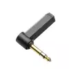 Adam Hall Connectors 7894 - Adapter ktowy 90 do zcza jack stereo 6,3 mm, mski na eski