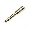 Adam Hall Connectors 7543 G - Adapter jack stereo 3,5 mm eski na jack stereo 6,3 mm mski, pozacany