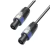 Adam Hall Cables K 4 S 225 SS 0200 - przew�d g�o�nikowy 2 x 2,5 mm2 standardowe z��cze g�o�nikowe 2-stykowe - standardowe z��cze g�o�nikowe 2-stykowe, 2 m