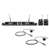 LD Systems U508 BPL 2 mikrofon bezprzewodowy krawatowy, podw�jny