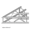 DuraTruss DT 34/2-C19-L45 element konstrukcji aluminiowej, narożnik 45st DuraTruss DT 34/2-C19-L45 element konstrukcji aluminiowej, narożnik 45st