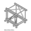 DuraTruss DT 44/2-TD40-TD T-joint element konstrukcji aluminiowej + d