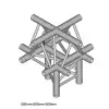 DuraTruss DT 33/2-C52-XU X-joint element konstrukcji aluminiowej + g�ra