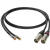 Klotz kabel 2xRCA / 2xXLRm 10m