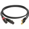 Klotz kabel 2xRCA / 2xXLRf 0.6m