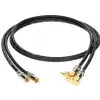 Klotz kabel 2xRCA / 2xRCA k�towy 3m