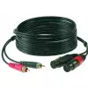 Klotz AT-CF 0100 kabel 2xRCA / 2xXLRf 1m