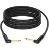 Klotz kabel gitarowy 6m czarny, z��cza k�towe