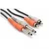 Hosa CPR-204 kabel 2 x TS 6.35mm - 2 x RCA, 4m Hosa CPR-204 kabel 2 x TS 6.35mm - 2 x RCA, 4m