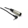 Hosa XVM-305M kabel do kamer XLRm TS kątowy 3.5mm, 1.5m Hosa XVM-305M kabel do kamer XLRm TS kątowy 3.5mm, 1.5m