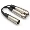Hosa YXF-119 kabel typu Y, 2 x XLRf - XLRm