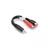 Hosa YRA-154 kabel breakout TRS 3.5mm - 2 x gniazdo RCA