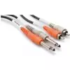 Hosa CPR-202 kabel 2 x TS 6.35mm - 2 x RCA, 2m