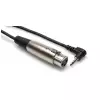 Hosa XVM-102F kabel do kamer XLRf - TRS ktowy 3.5mm, 60cm