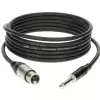 Klotz kabel mikrofonowy XLRf / TS 1m