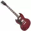 Vintage VS6 gitara elektryczna, Cherry Red, lewor�czna