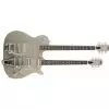 Gretsch G5566 Electromatic Jet Double Neck with Bigsby Rosewood Fingerboard, Silver Sparkle gitara elektryczna