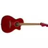 Fender Newporter Classic, Pau Ferro Fingerboard, Hot Rod Red Metallic w/bag gitara elektroakustyczna