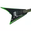 Jackson X Series Rhoads RRX24, Rosewood Fingerboard, Black with Neon Green Bevels gitara elektryczna