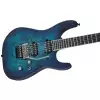 Jackson Pro Series Soloist SL2P MAH, Mahogany Body with Poplar Burl Top, Ebony Fingerboard, Aqua Shok gitara elektryczna