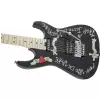 Charvel Warren DeMartini USA Signature Frenchie, Maple Fingerboard, Gloss Black with Frenchie Graphic gitara elektryczna