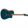 Fender Redondo Classic, Pau Ferro Fingerboard, Cosmic Turquoise w/bag gitara elektroakustyczna