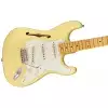 Fender Eric Johnson Thinline Stratocaster Maple Fingerboard, Vintage White