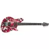 EVH Wolfgang Special, Ebony Fingerboard, Red with Black and White Stripes gitara elektryczna