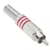 Adam Hall Connectors 7622 RED - Wtyczka cinch, czerwona