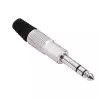 Adam Hall Connectors 7515 - Wtyczka jack 6,3 mm stereo, srebrna Adam Hall Connectors 7515 - Wtyczka jack 6,3 mm stereo, srebrna
