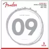 Fender Super 250L NPS Ball End Strings (.009-.042 Gauges) 3-Pack struny do gitary elektrycznej