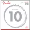 Fender Super 250R NPS Ball End Strings (.010-.046 Gauges) 3-Pack struny do gitary elektrycznej