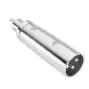 Adam Hall Connectors 7867 - Adapter XLR mskie na cinch mskie